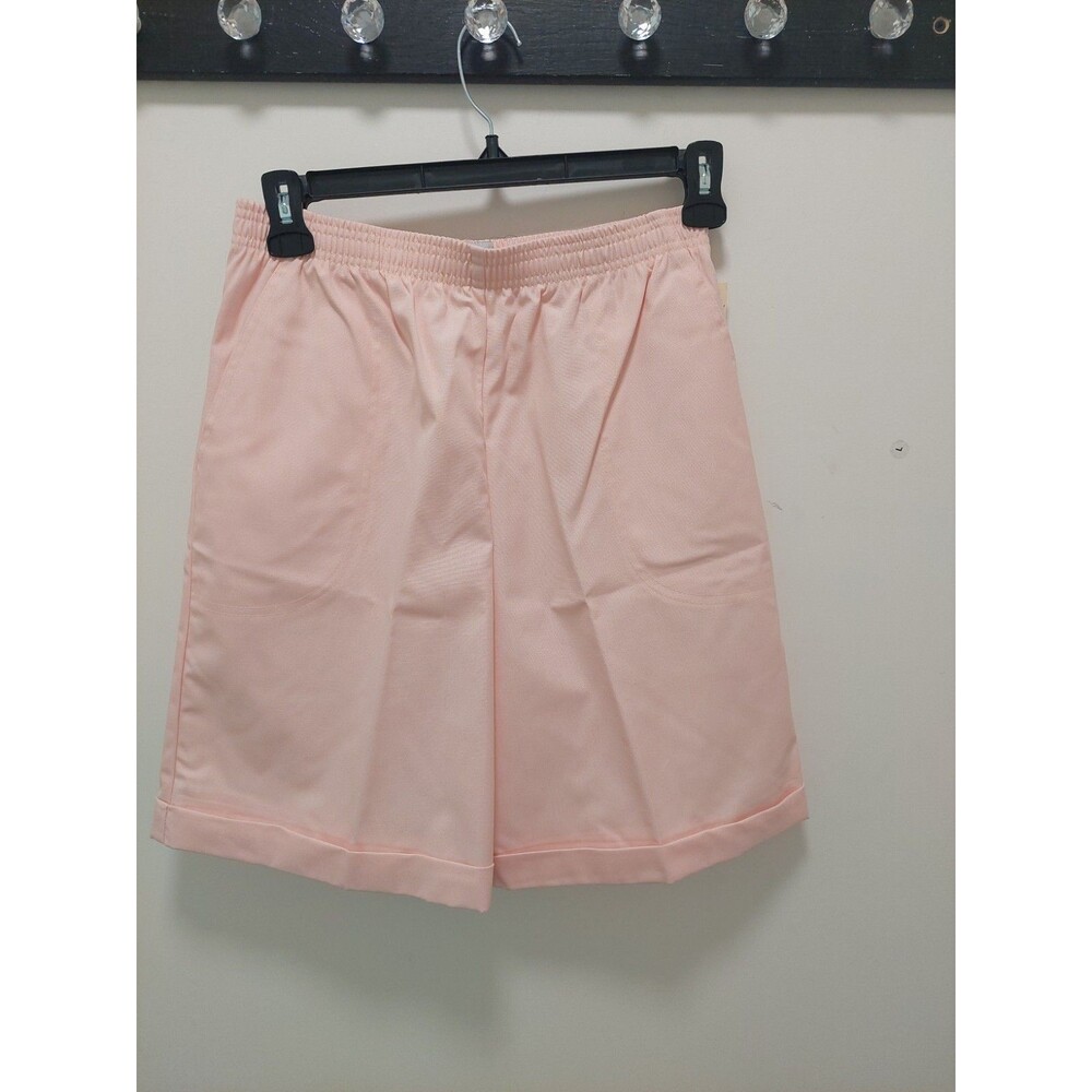 Koret Pink Twill Shorts Elastic Waist Size 12 NWT